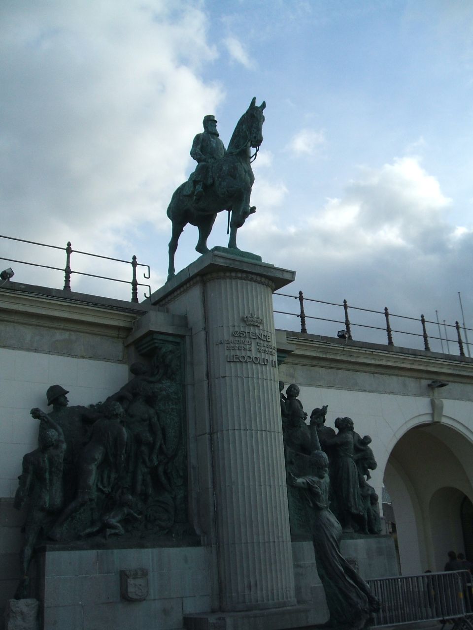 Statue of Leopold II in Ostend (photo by Cheryl Cooper)