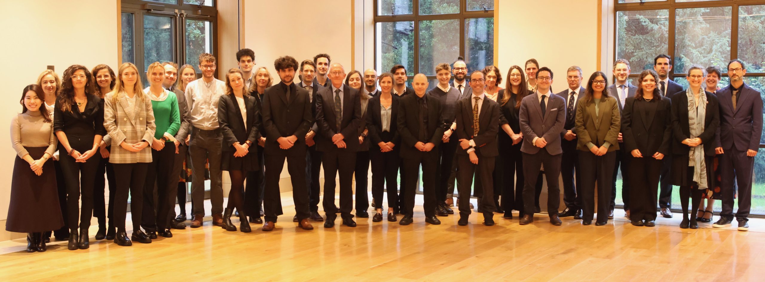 Approx 30 members of the Uehiro Oxford Institute group shot, taken on inauguration day.